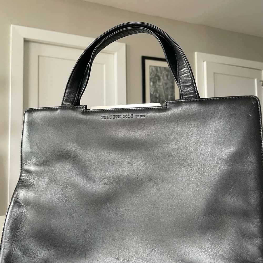 Vintage Kenneth Cole Leather Bag - Picture 3 of 14